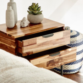 Maddison Lane Helena Acacia Wood Bedside Table