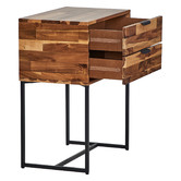 Maddison Lane Helena Acacia Wood Bedside Table