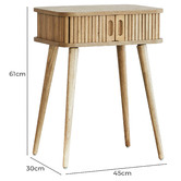 Maddison Lane Logan Bedside Table