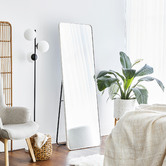 Maddison Lane Elle Rectangular Stainless Steel Standing Mirror