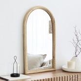 Maddison Lane Emmy Arched Rattan Mirror