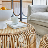 Maddison Lane 2 Piece Casper Bamboo &amp; Rattan Coffee Table Set