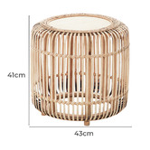 Maddison Lane 2 Piece Casper Bamboo &amp; Rattan Coffee Table Set
