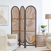 Maddison Lane Kojo 3 Panel Rattan Room Divider