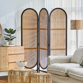 Maddison Lane Kojo 3 Panel Rattan Room Divider