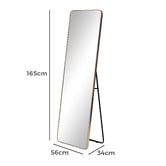 Maddison Lane Elle Rectangular Stainless Steel Standing Mirror