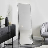 Maddison Lane Elle Rectangular Stainless Steel Standing Mirror
