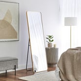 Maddison Lane Elle Rectangular Stainless Steel Standing Mirror