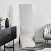 Maddison Lane Elle Rectangular Stainless Steel Standing Mirror