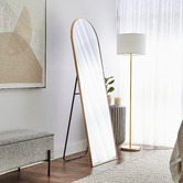 Maddison Lane Bambi Arched Stainless Steel Standing Mirror