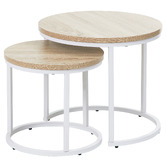 Maddison Lane 2 Piece Derek Nesting Side Table Set