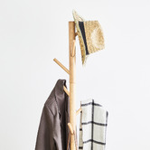 Maddison Lane Harlene Rubberwood Coat Rack