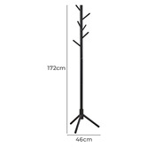 Maddison Lane Harlene Rubberwood Coat Rack