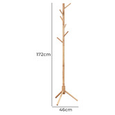 Maddison Lane Harlene Rubberwood Coat Rack