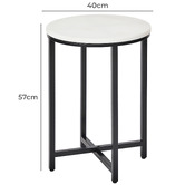Maddison Lane Romeo Marble Side Table