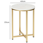 Maddison Lane Romeo Marble Side Table