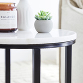 Maddison Lane Romeo Marble Side Table