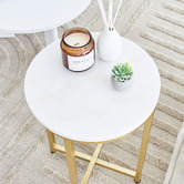 Maddison Lane Romeo Marble Side Table