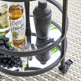 Maddison Lane Saphirra Marble Bar Cart