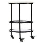 Maddison Lane Saphirra Marble Bar Cart