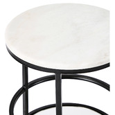Maddison Lane Saphirra Marble Bar Cart