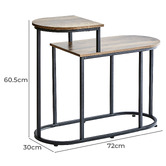 Maddison Lane Sloane 2 Tier Side Table