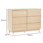 Maddison Lane Paxton 6 Drawer Chest