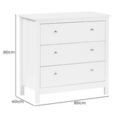 Maddison Lane Turner 3 Drawer Chest