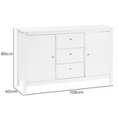 Maddison Lane Turner 3 Drawer Sideboard