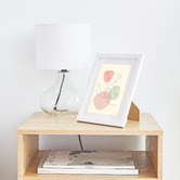 Maddison Lane White Calla Wood Photo Frames