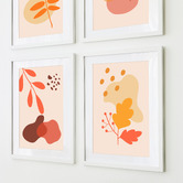 Maddison Lane White Calla Wood Photo Frames