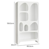 Maddison Lane Mykonos 7 Shelf Bookcase