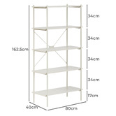 Maddison Lane Bellinger 5 Tier Shelving Unit