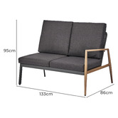 Maddison Lane 5 Seater Carlisle Outdoor Modular Lounge Set