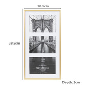 Maddison Lane Amara 4 x 6" 3 Slot Collage Photo Frames