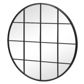 Maddison Lane Marika Round Iron Wall Mirror