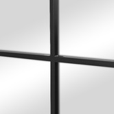 Maddison Lane Marika Round Iron Wall Mirror