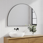 Maddison Lane Riley Arched Aluminium Mirror