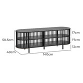 Maddison Lane Hollie 4 Shelf Entertainment Unit