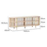 Maddison Lane Hollie 4 Shelf Entertainment Unit