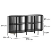 Maddison Lane Hollie 4 Shelf Sideboard