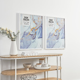 Maddison Lane White Kyra Poster Frames