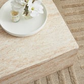 Maddison Lane Penelope Travertine-Look Coffee Table
