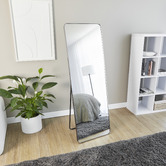 Maddison Lane Elle Rectangular Stainless Steel Standing Mirror