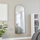 Maddison Lane Bambi Arched Stainless Steel Standing Mirror