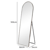 Maddison Lane Bambi Arched Stainless Steel Standing Mirror