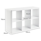 Maddison Lane Beckett 6 Cube Shelving Unit