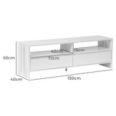 Maddison Lane Hiraiya 2 Drawer TV Unit