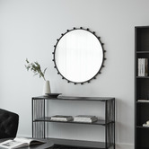 Maddison Lane Lance Orb Accent Round Wall Mirror