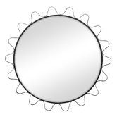 Maddison Lane Aria Wavy Round Wall Mirror